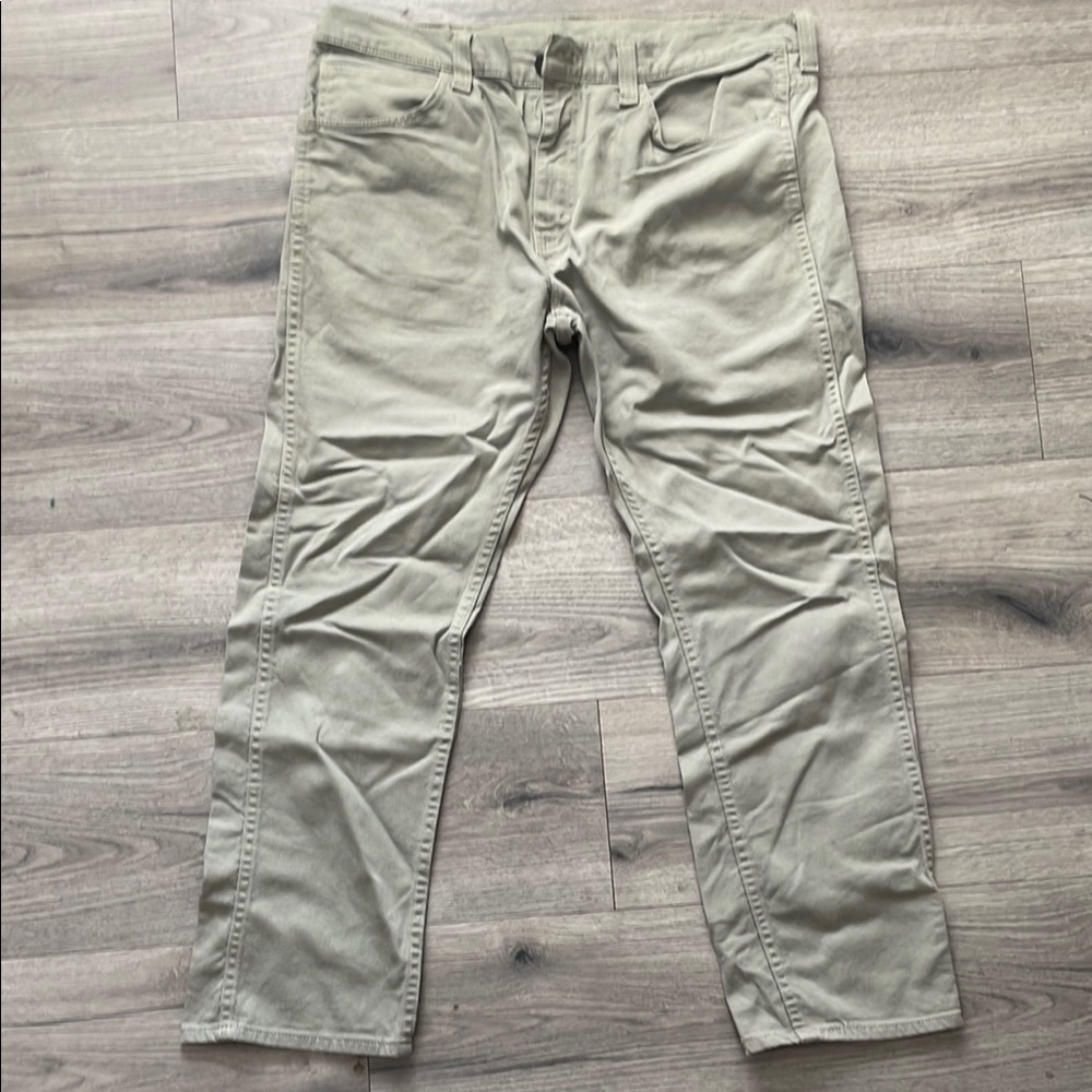 Levi's Tan Slim Straight Jeans